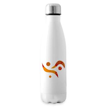 Yoga design_35 - Insulated Water Bottle - white - Right
