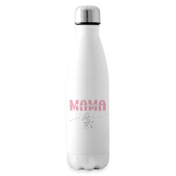 Mama Pink Lettering - Insulated Water Bottle - white - Right