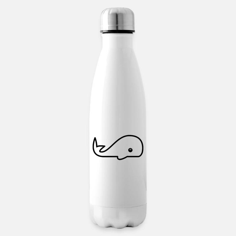 whale58 - Bouteille isotherme - blanc