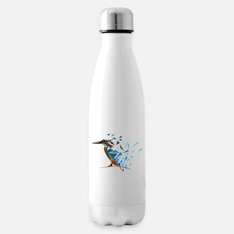 Eisvogel - Isolierflasche - Weiß
