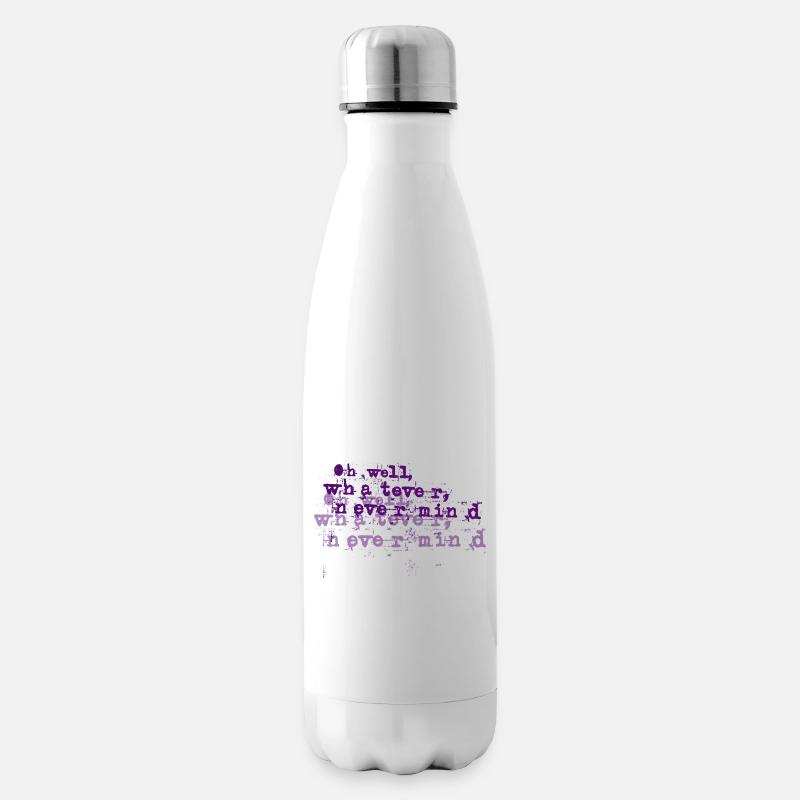Vergiss es - Isolierflasche - Weiß