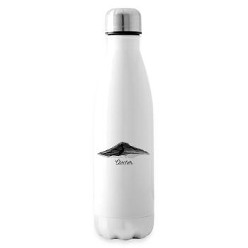 Ötscher Berg - Shirt design with font - Insulated Water Bottle - white - Right