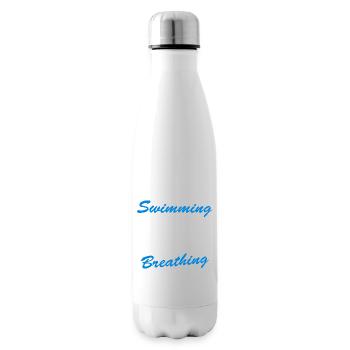 Lustiges Schwimmteam Schwimmtrainer Zitat - Schwim - Isolierflasche - Weiß - Rechts