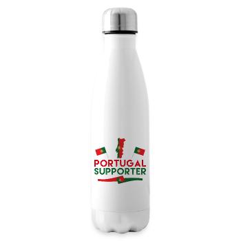 fan de Portugal supporter. Supporter de Portugal. - Bouteille isotherme - blanc - Droite