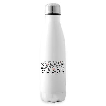 Fragezeichen/Question Mark - Isolierflasche - Weiß - Rechts