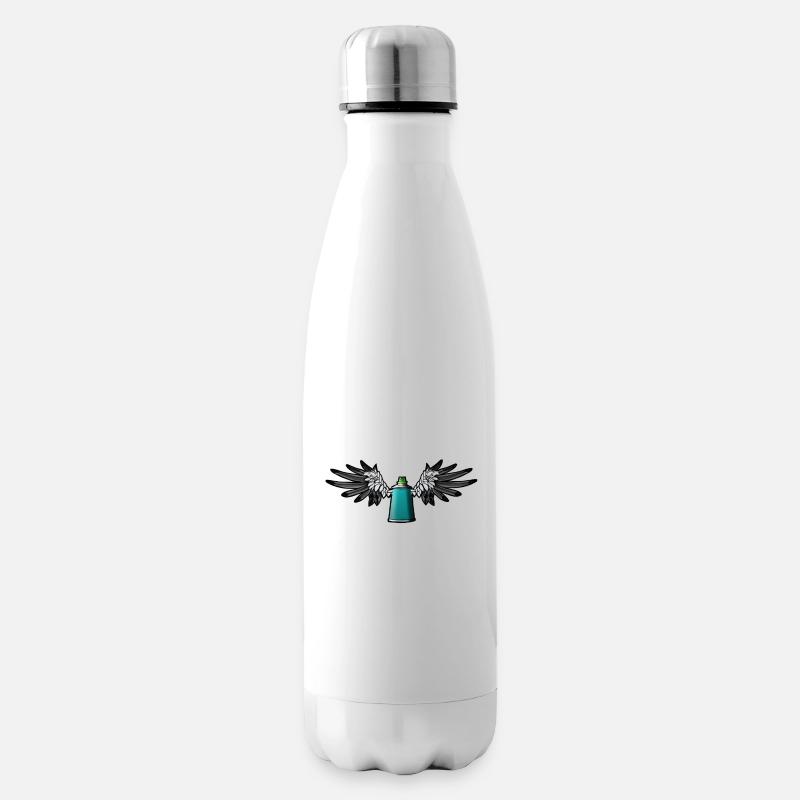 Flügeldose - Isolierflasche - Weiß