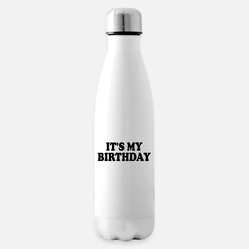 Its my birthday - Bouteille isotherme - blanc