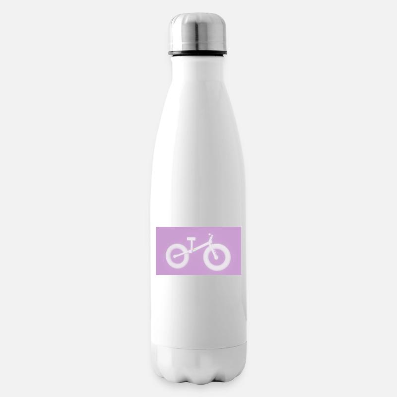 Fahrrad - Isolierflasche - Weiß