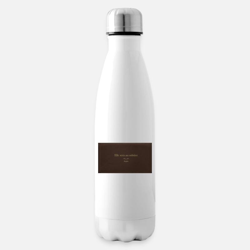 Elle sera au solstice - Bouteille isotherme - blanc