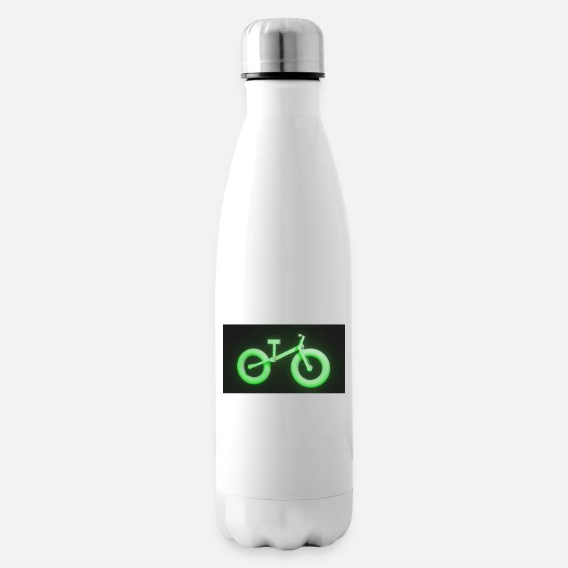 Fahrrad - Isolierflasche - Weiß