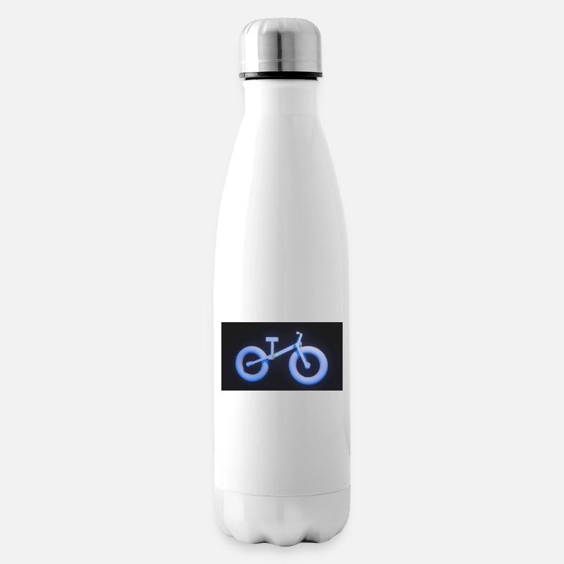 Fahrrad - Isolierflasche - Weiß