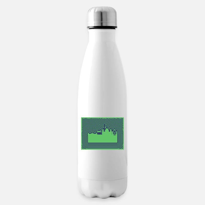 Berlin Skyline - Isolierflasche - Weiß