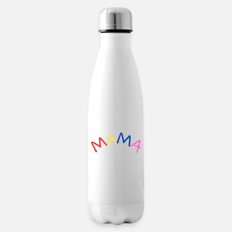 Mama - Insulated Water Bottle - white