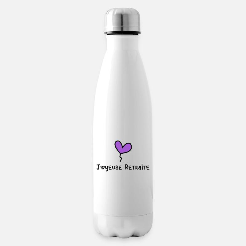 RETRAITE - Bouteille isotherme - blanc
