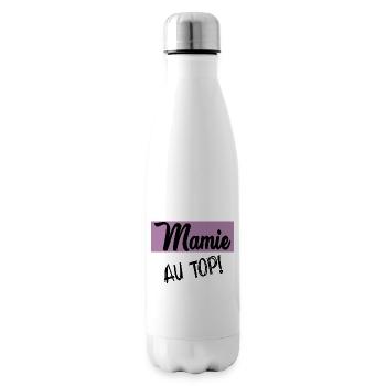 BONNE FÊTE MAMIE - Bouteille isotherme - blanc - Droite