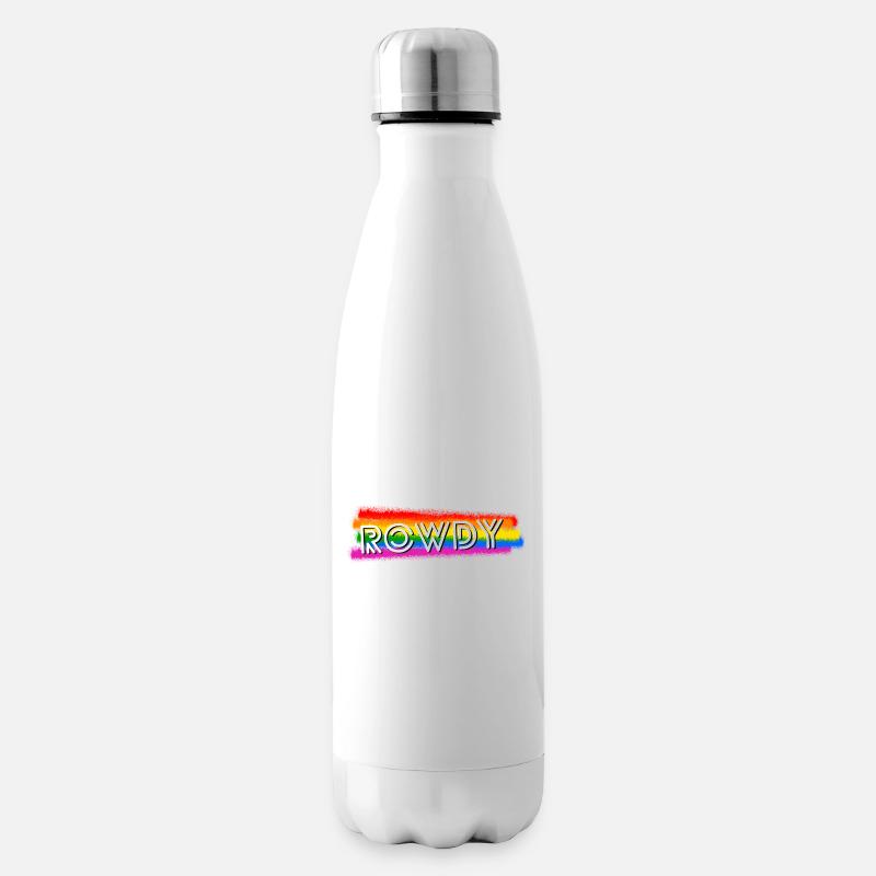 Queer Rowdy - Isolierflasche - Weiß