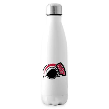 Chaud - Bouteille isotherme - blanc - Droite