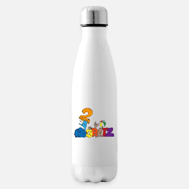 Moritz feiert 2. Geburtstag  - Isolierflasche - Weiß