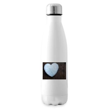 Herz aus Schnee - Isolierflasche - Weiß - Rechts