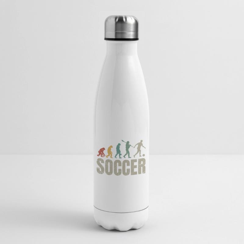 Fußball Evolution | Soccer Evolution Isolierflasche