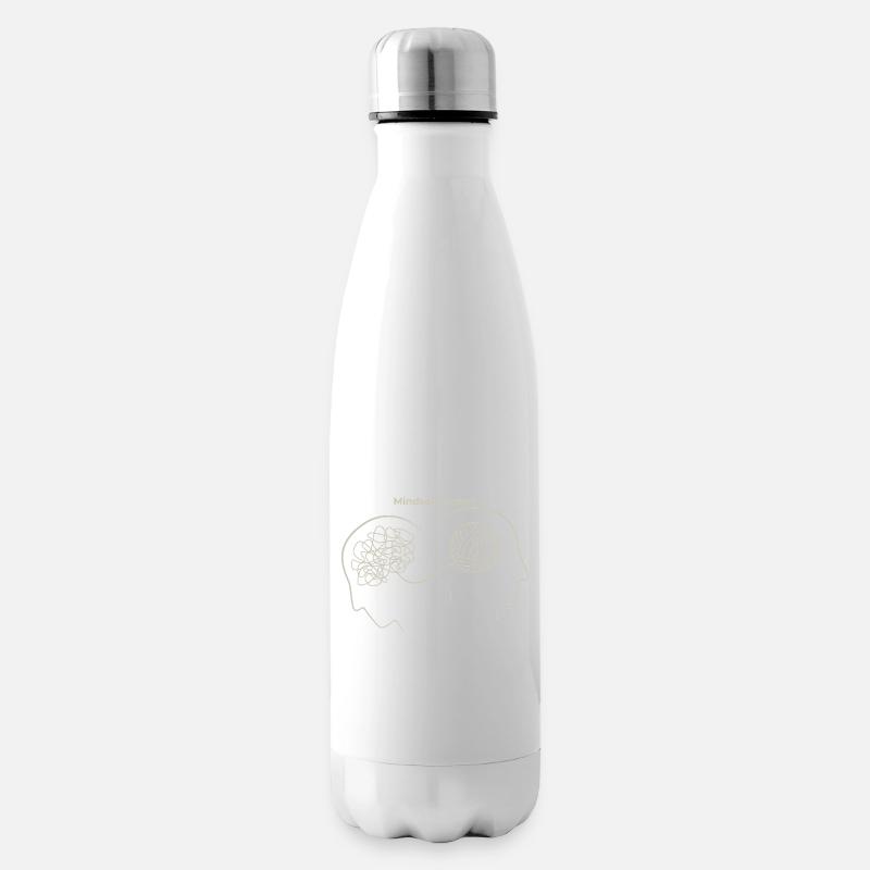 Mindset Matters: Gedankenknoten - Isolierflasche - Weiß