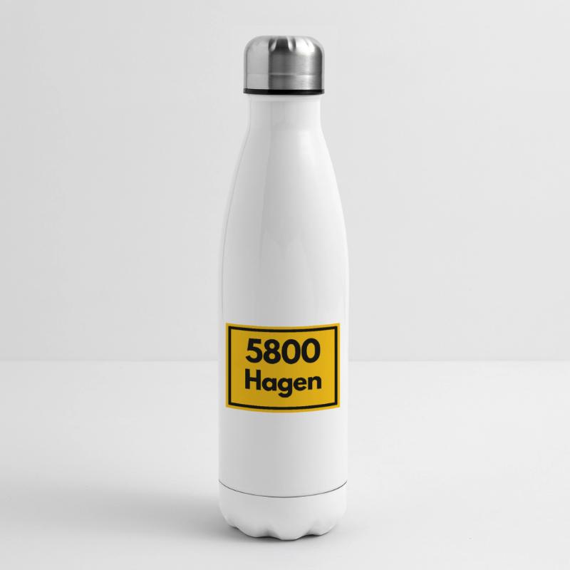 OLD POSTCODE POSTCODE RETRO 5800 HAGEN STOLZ Insulated Water Bottle