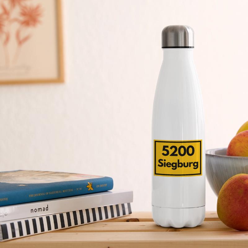 OLD POSTCODE POSTCODE RETRO SIEGBURG - RHEIN SIEG Insulated Water Bottle