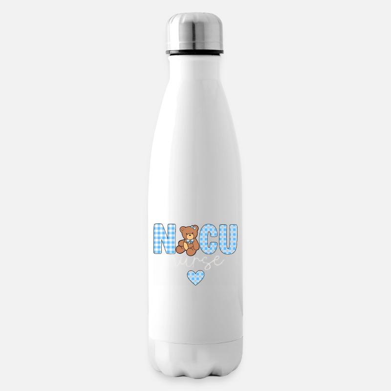 NICU Nurse Bear - Isolierflasche - Weiß