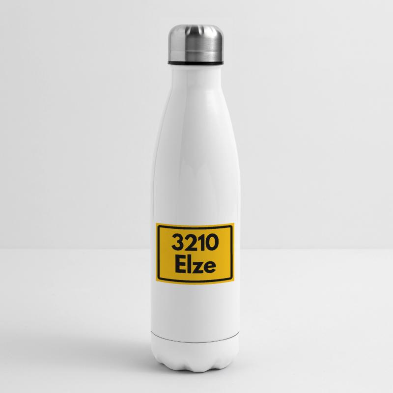 OLD POSTCODE ZIP CODE RETRO 3210 ELZE LEINEKLOSTER Insulated Water Bottle