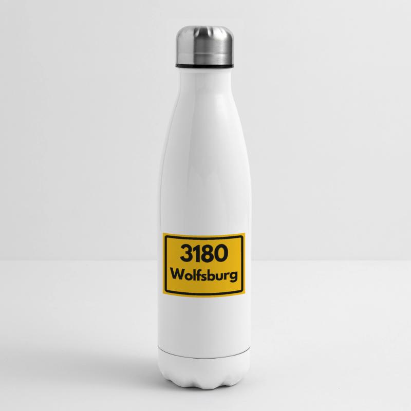 OLD POSTCODE POSTCODE RETRO 3180 WOLFSBURG Insulated Water Bottle