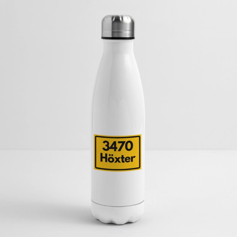OLD POSTCODE POSTCODE RETRO 3470 HÖXTER WESERHOCH Insulated Water Bottle