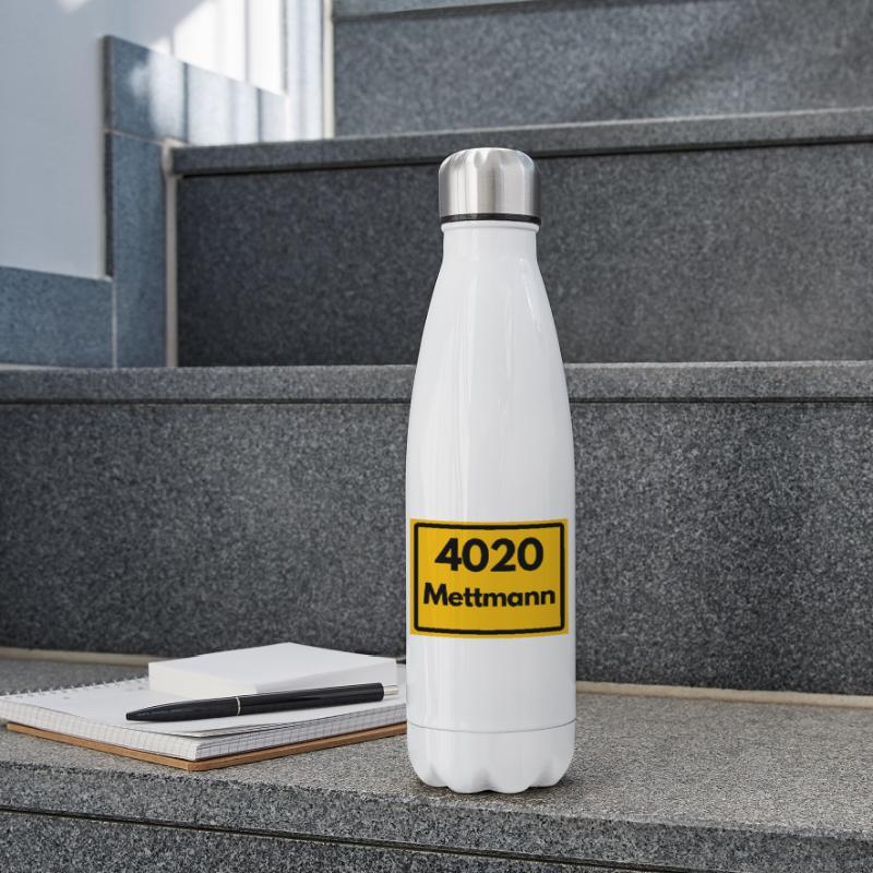 OLD POSTCODE POSTCODE RETRO 4020 METTMANN Insulated Water Bottle