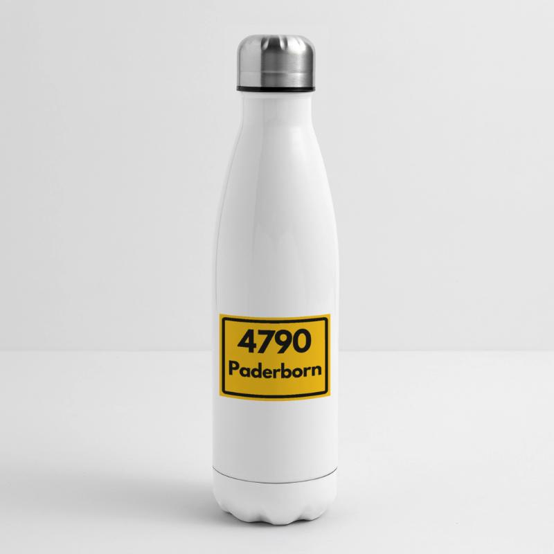 OLD POSTCODE POSTCODE RETRO 4790 PADERBORN Insulated Water Bottle
