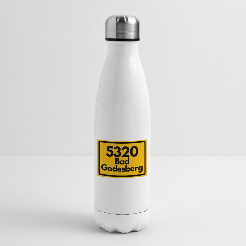 OLD POSTCODE POSTCODE RETRO 5320 Bad Godesberg NRW Insulated Water Bottle