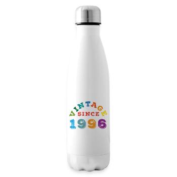1996 vintage - Insulated Water Bottle - white - Right