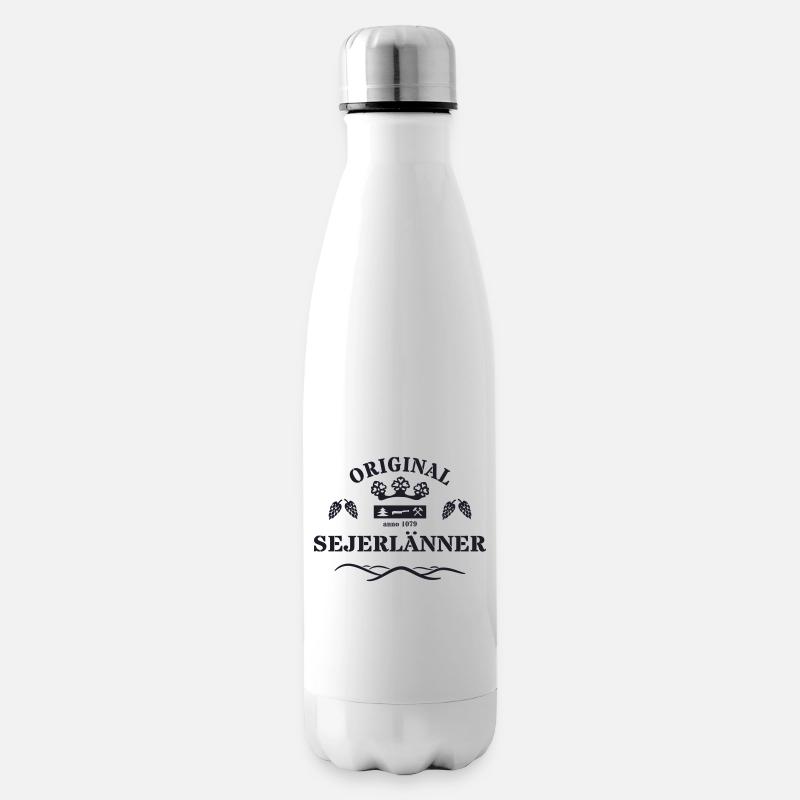 Original Sejerlänner Siegerländer Siegen Krönchen - Isolierflasche - Weiß