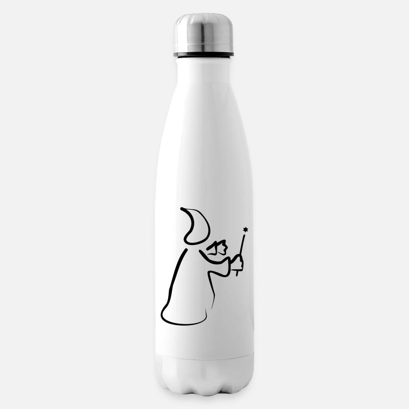 Zauberer - Isolierflasche - Weiß