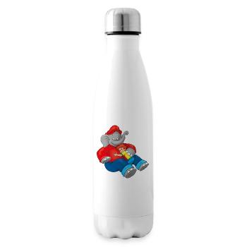 Benjamin Blümchen und Otto sind beste Freunde - Isolierflasche - Weiß - Rechts
