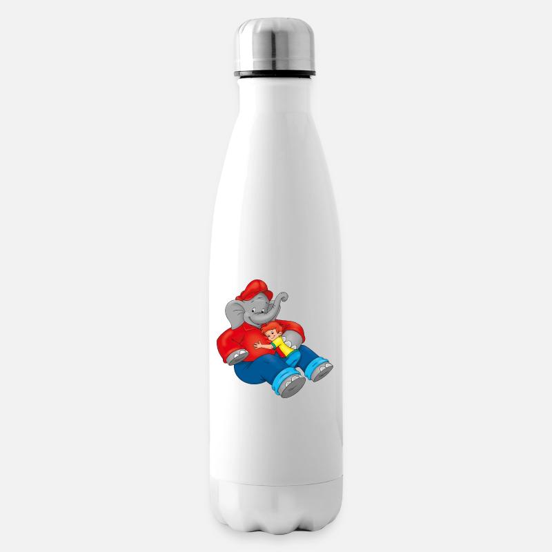 Benjamin Blümchen und Otto sind beste Freunde - Isolierflasche - Weiß