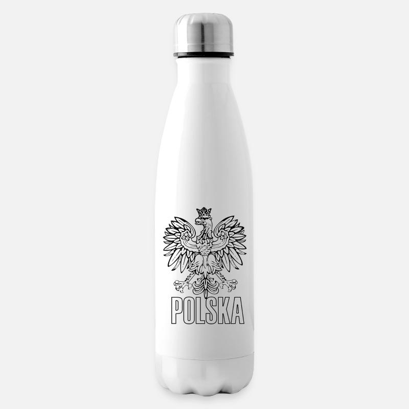 Polska Adler - Isolierflasche - Weiß