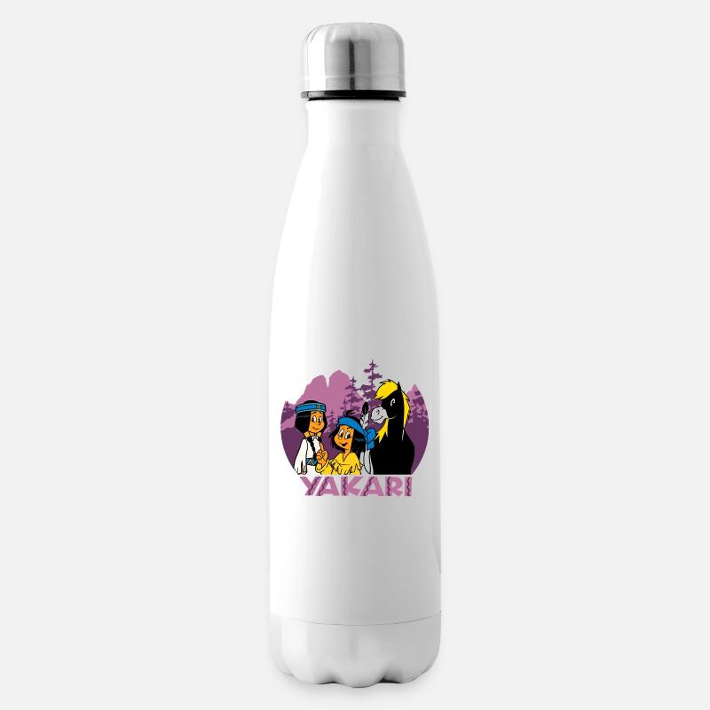 Yakaris besten Freunde - Isolierflasche - Weiß