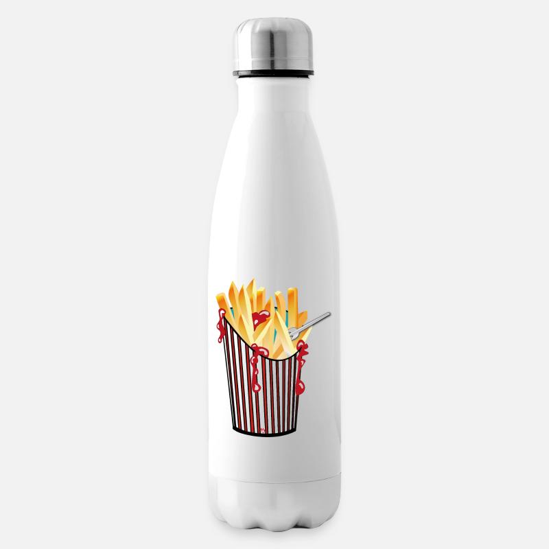 Frites - Bouteille isotherme - blanc