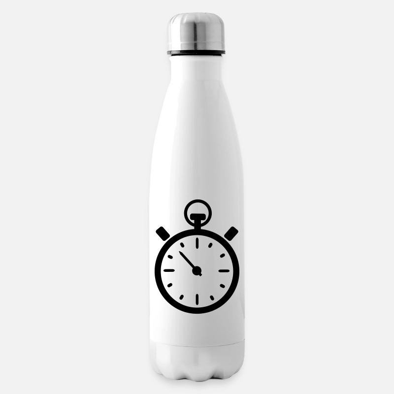 stoppuhr uhr - Isolierflasche - Weiß