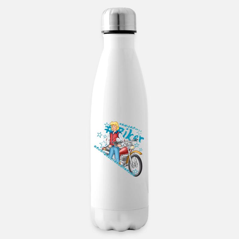 Bibi und Tina 'Freddy Biker rocks' - Isolierflasche - Weiß