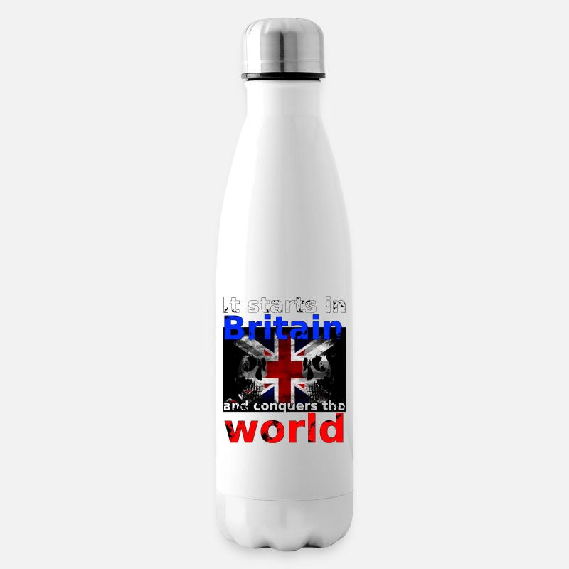 Britain - Insulated Water Bottle - white