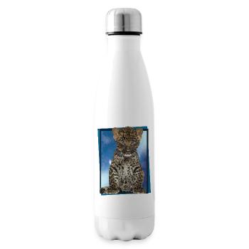 Leopard - Insulated Water Bottle - white - Right
