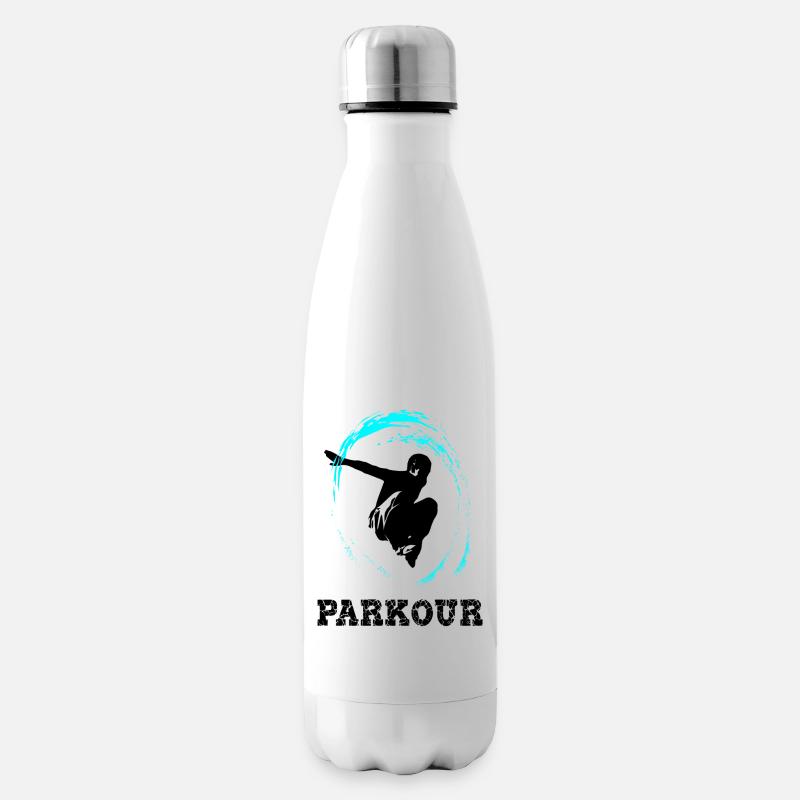 Parkour - Isolierflasche - Weiß