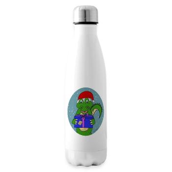 Christmasgator - Bouteille isotherme - blanc - Droite