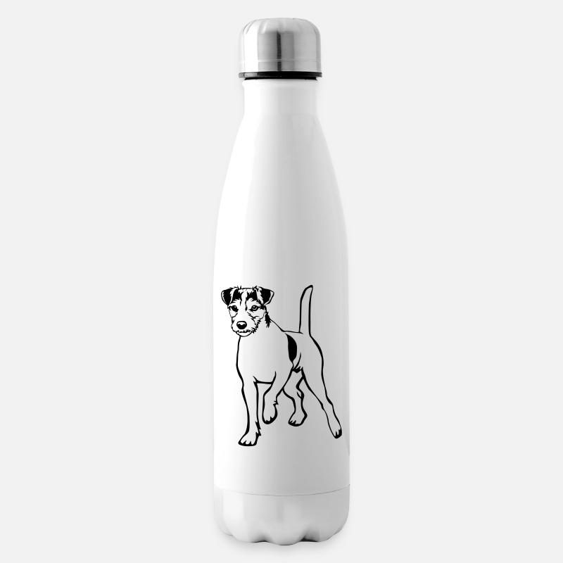Parson Russell Terrier - Insulated Water Bottle - white