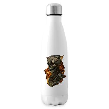 Cyborg crâne - Bouteille isotherme - blanc - Droite